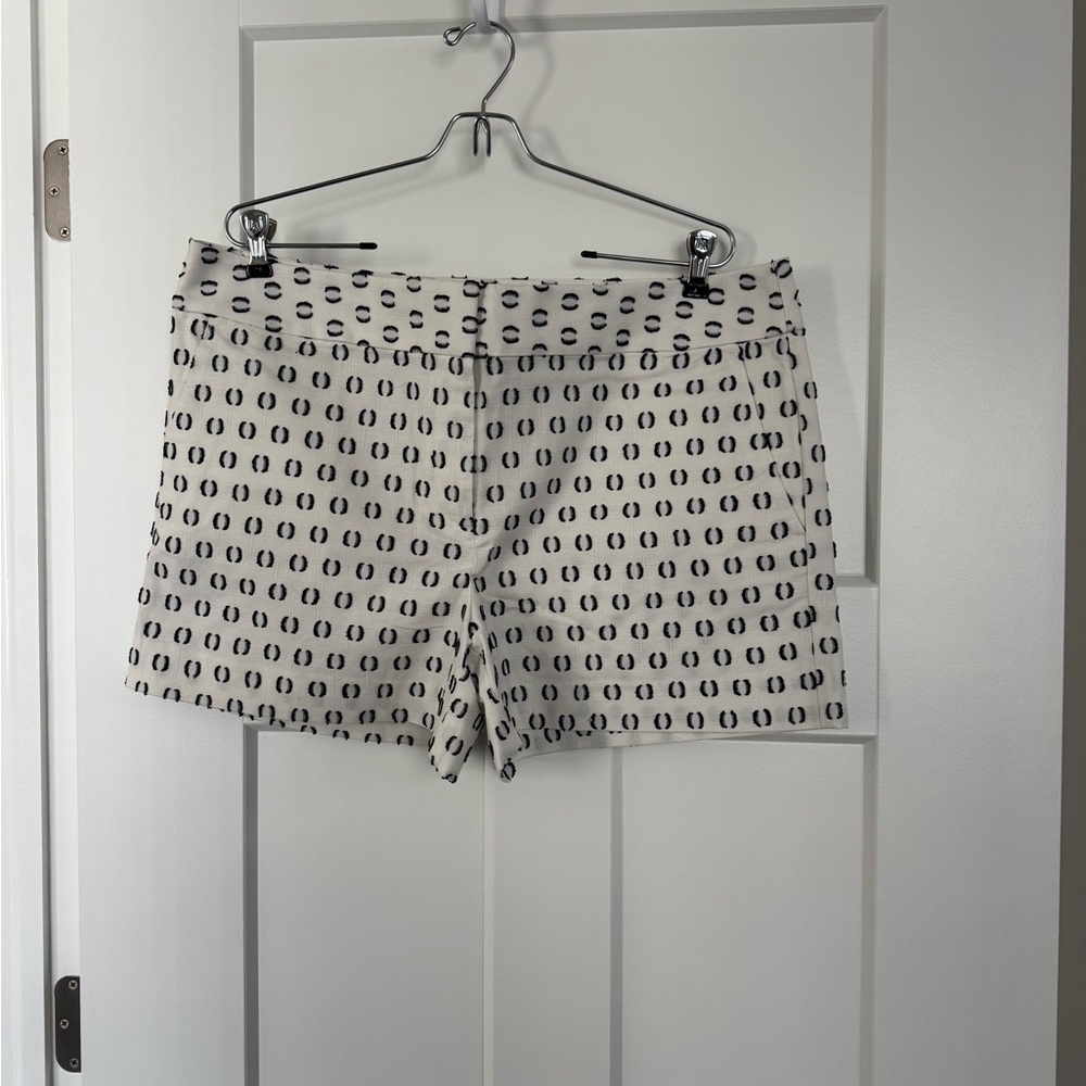 LOFT Black and White Polka Dot Women's Shorts